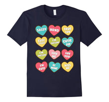 Conversation Heart Valentines Day Candy tShirt For Kids-Amazon