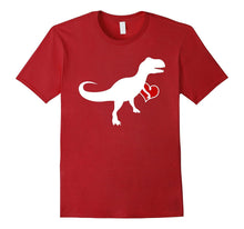 Loveasaurus Dinosaur Heart Valentines Day Tshirt Boys Girls-Amazon