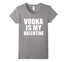 Vodka is my Valentine T-shirt Anti-Valentine's Day Single-Amazon