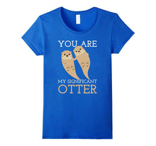 Romantic Otters Love Significant Otter Valentine day Shirt-Amazon