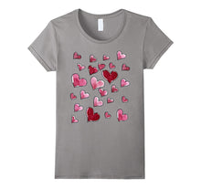 Watercolor Love shirt Valentine's Day Hearts t-shirt-Amazon