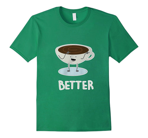 COFFEE & DONUT BETTER TOGETHER- COUPLE VALENTINE T Shirt-Amazon