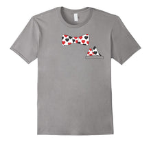 Valentine's Day Gift for Men &amp; Boys Heart Bowtie T-Shirt-Amazon