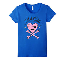 Kids Valentine's Day Funny Shirt - I Steal Hearts Pirate Tee-Amazon