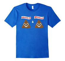 Valentine's Day Shirt Poop Emoji Hugs and Kisses Kids Couple-Amazon