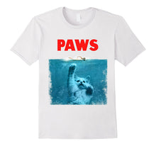 Paws Kitten Meow Parody Funny Tshirt Cat Lover Gifts-Amazon