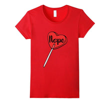 Nope shirt funny anti-valentine's day heart sucker tee-Amazon