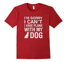 I'm Sorry I Can't I Have Plans With My Dog: Pet Lover Tshirt-Amazon