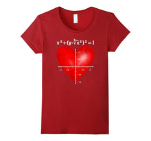 PREMIUM  Love Heart Equation  Math Valentine's Day T-shirt-Amazon