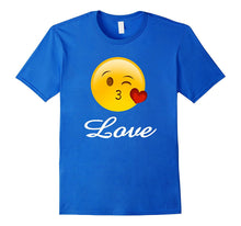 Emoji Valentines Day Shirt Heart Kiss Love Kids Women Girls-Amazon