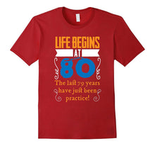 Life Begins At 80 Years Old 80th Birthday Gift Idea T-Shirt-Amazon
