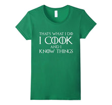 That's What I Do I Cook And I Know Things T-Shirt Chef Shirt-Amazon