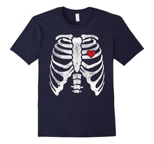 Skeleton Heart Rib Cage X-Ray Valentine's Day T-Shirt Kids-Amazon