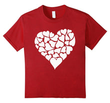 Hearts LOVE Valentine's Day Gift Shirt for Women Girls-Amazon