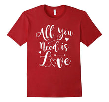 Valentine's Day T-Shirt - All You Need Is Love Tee-Amazon
