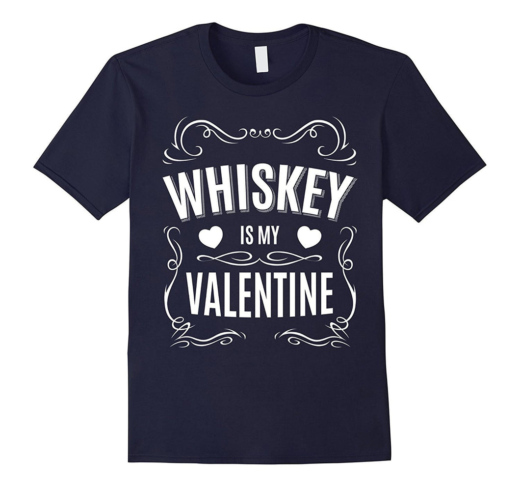 Valentines Day Gifts - Whiskey is my Valentine T-shirt-Amazon