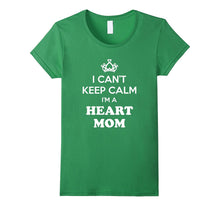 Women's I Can't Keep Calm I'm A Heart Mom CHD Awareness Ladies Shirt-Amazon