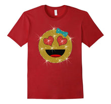 Valentine's Day Emoji Face T-Shirt for Kids and Women-Amazon