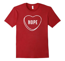 Nope Anti Valentines Day T-Shirt-Amazon