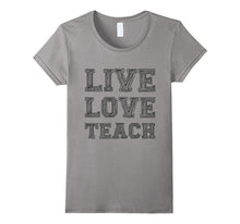 live love teach t shirt for teacher valentine's day shirt-Amazon