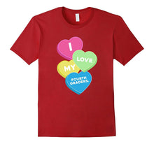 i love my fourth graders valentine day great gift t shirt-Amazon
