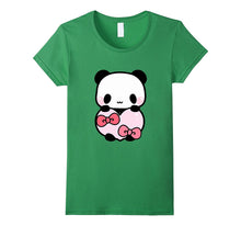 Cute Panda Holding Pink Heart T-Shirt Valentine Gift Ribbon-Amazon