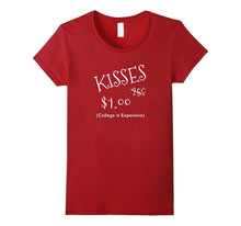 Kisses 25 Cents Valentines Day T-Shirt-Amazon