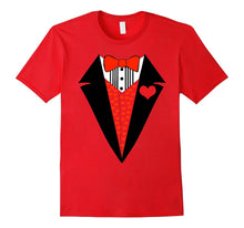 Valentine's Day Shirt For Boys Hearts Tuxedo Bow Tie Tee-Amazon