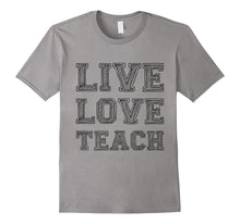 live love teach t shirt for teacher valentine's day shirt-Amazon