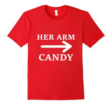 Her Arm Candy Funny Valentines Day T Shirt Gift for Him-Amazon