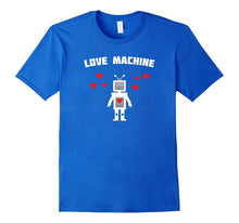 Love Machine Robot Cute Valentines Day T-Shirt Gift Unisex-Amazon