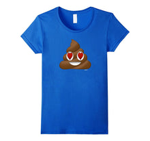 Poop Emoji Poop Face With Heart Eyes Valentines Day Shirt-Amazon