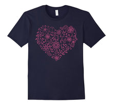 I Love you T shirt Floral Heart Saint Valentine's Day gift-Amazon