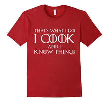 That's What I Do I Cook And I Know Things T-Shirt Chef Shirt-Amazon