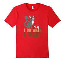 I Do What I Want Cat Playing Mouse Funny Cute Kitty Shirt-Amazon