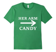 Her Arm Candy Funny Valentines Day T Shirt Gift for Him-Amazon