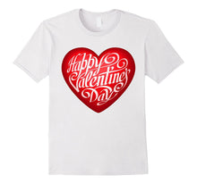 Happy Valentine's Day T-shirt with Big Heart for February 14-Amazon