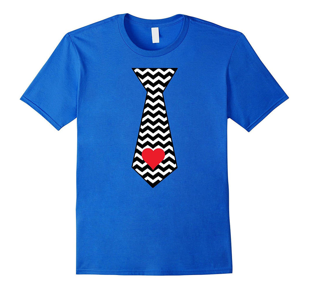 Valentines Day Gift for Men and Boys Tie T-Shirt-Amazon