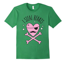 Kids Valentine's Day Funny Shirt - I Steal Hearts Pirate Tee-Amazon
