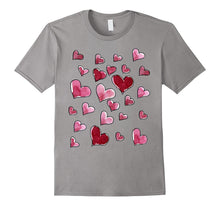 Watercolor Love shirt Valentine's Day Hearts t-shirt-Amazon