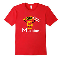 Cute Valentines Day T Shirt Love Machine Robot Gift for Boys-Amazon