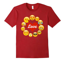 Emoji Shirt With Sayings Heart Love Valentine's Day Shirt-Amazon