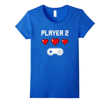 Player 2 T-shirt | Video Game Couples Shirt | Pixel Heart-Amazon