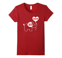 Cute Valentines Day Girls and Boys Be Mine Elephant T-Shirt-Amazon
