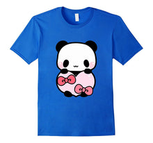 Cute Panda Holding Pink Heart T-Shirt Valentine Gift Ribbon-Amazon