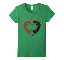 Dachshund Heart Shirt - Valentine's Day TShirt-Amazon