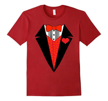 Valentine's Day Shirt For Boys Hearts Tuxedo Bow Tie Tee-Amazon