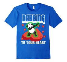 Cute Panda DABBING TO YOUR HEART Valentines Day Shirt Funny-Amazon