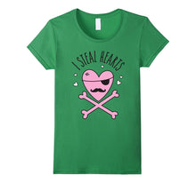 Kids Valentine's Day Funny Shirt - I Steal Hearts Pirate Tee-Amazon