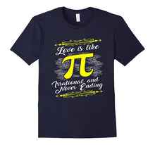 Funny Love is Like Pi T-shirt Geek Maths Couples Gift-Amazon